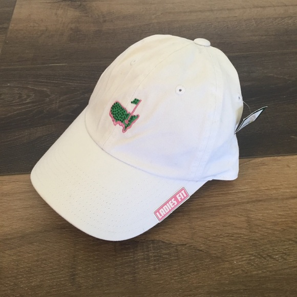Masters Accessories - Masters | Lady’s Fit White Bling Golf Hat NWT